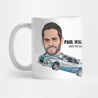 Paul walker fast and furious skyline r34 Mug